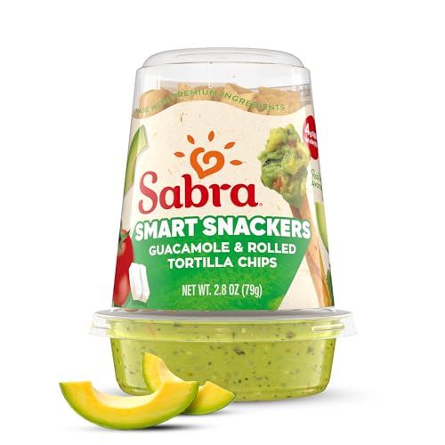 Sabra Snackers Guacamole And Rolled Tortilla Chips, 2.8 Oz