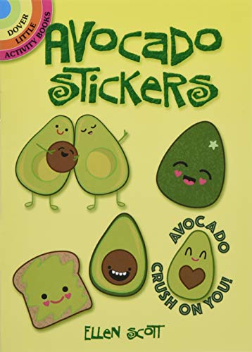Avocado Stickers (Dover Little Activity Books: Food)