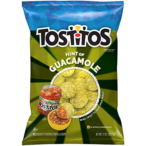 Tostitos Hint Of Guacamole Tortilla Chips, 12 Oz