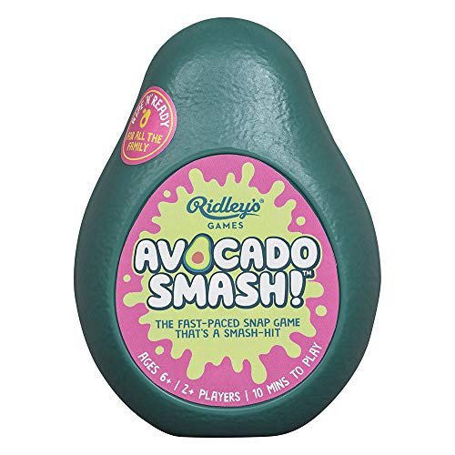 Ridley's Avocado Smash! 71 Piece Family Action Card Game with Storage Case