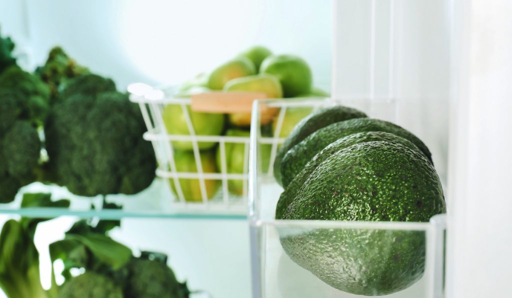 avocado in the fridge