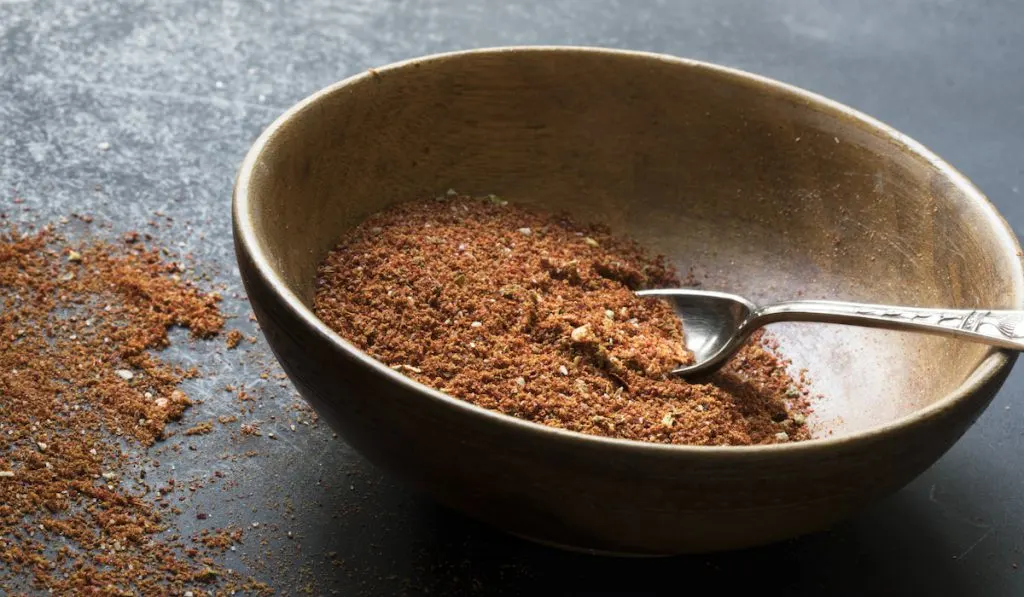 taco seasoning in a bowl