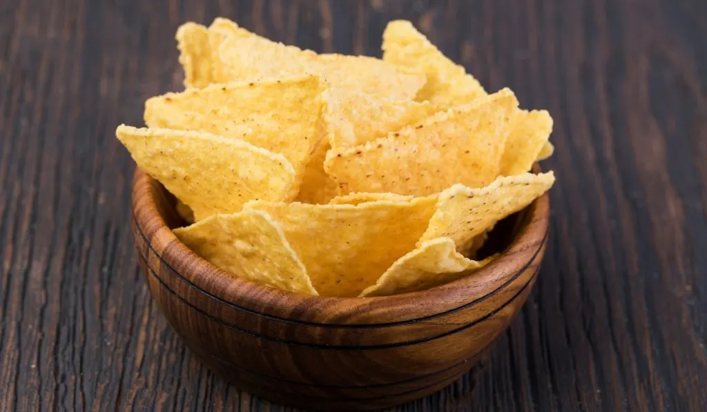 corn chips in a bowl