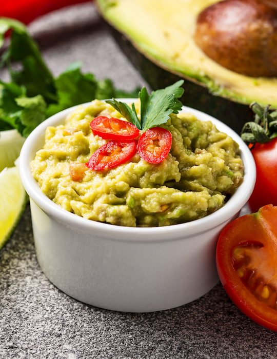guacamole and its ingredients