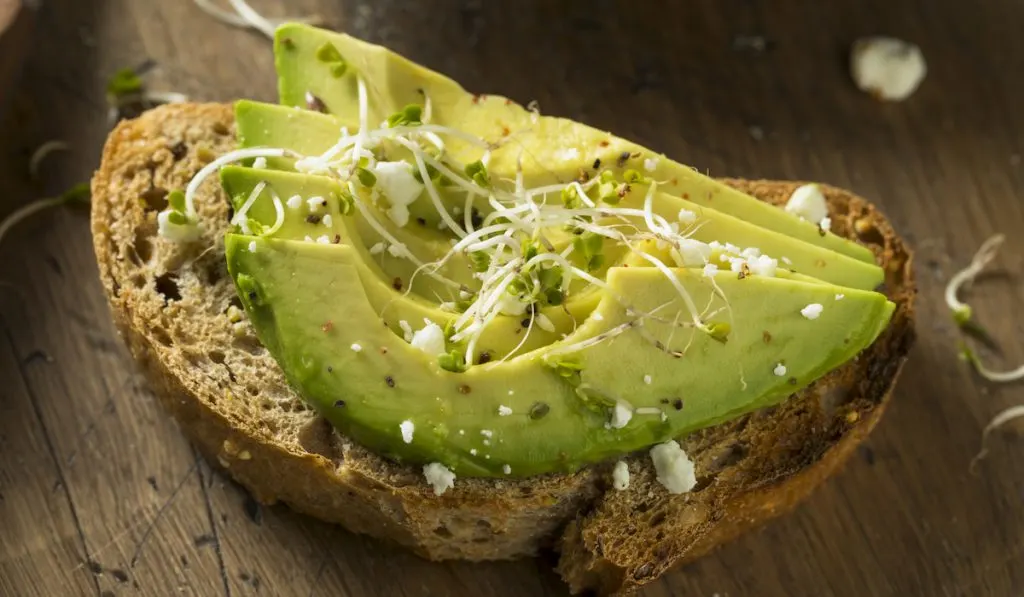 homemade avocado toast