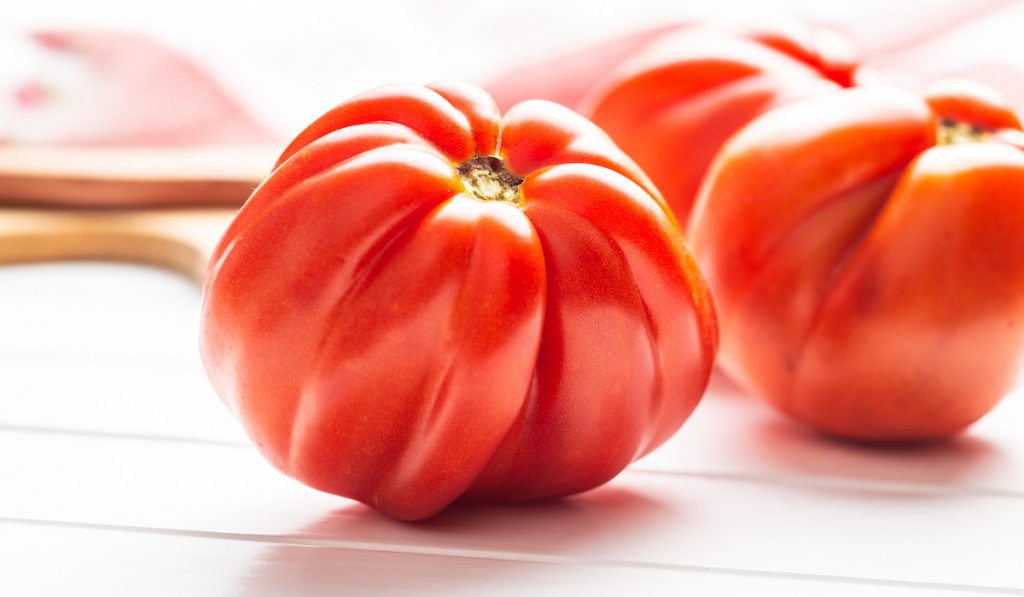 red beefsteak tomatoes